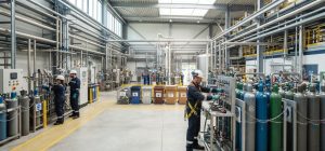 Gestión de residuos industriales en una planta con gases técnicos